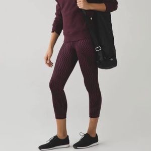 Lululemon Wunder Under High Rise Crop- EUC!